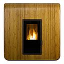 Estufa Pellet ECOFOREST VENECIA 14 Kw Canalizable